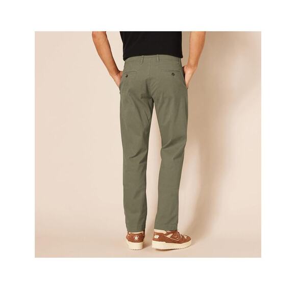 NWT MENS ATHLETIC FIT CASUAL STRETCH CHINO PANTS GOLF PANTS 36x33 - Picture 2 of 8